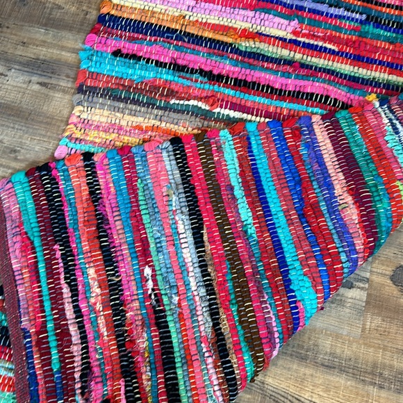 Colorful Chindi Rug - Picture 3 of 3